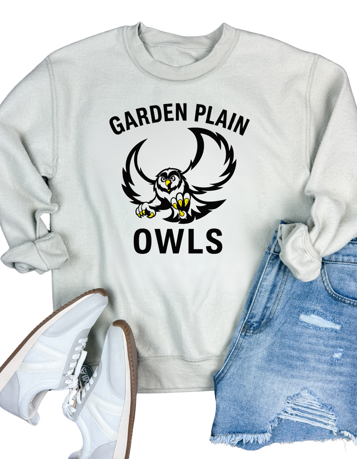 Garden Plain Owls Inside Out Sweatshirt