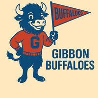 Gibbon Buffaloes Vintage Mascot Tee