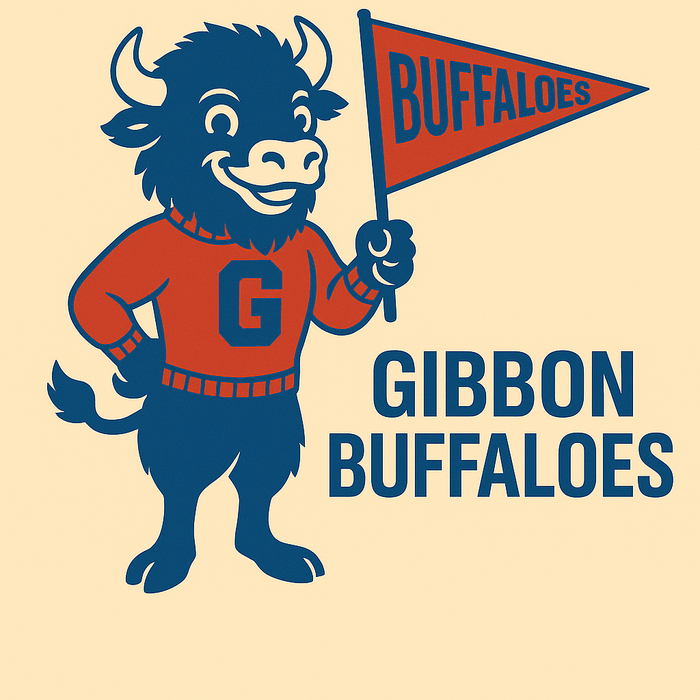 Gibbon Buffaloes Vintage Mascot Tee