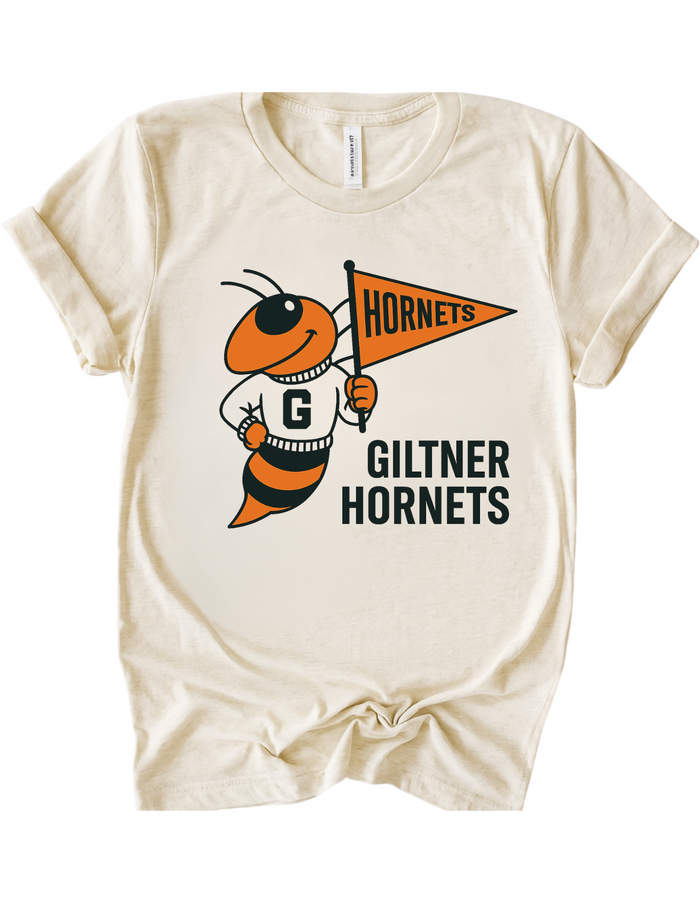 Giltner Hornets Mascot Tee & Sweatshirt