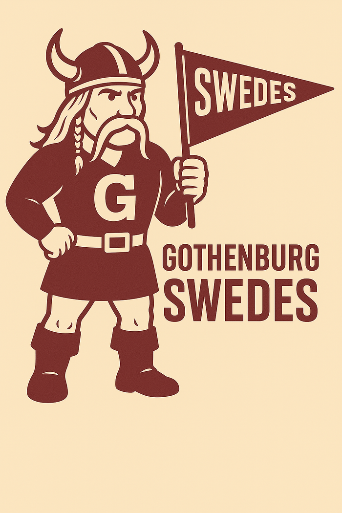 Gothenburg Swedes Vintage Mascot Tee