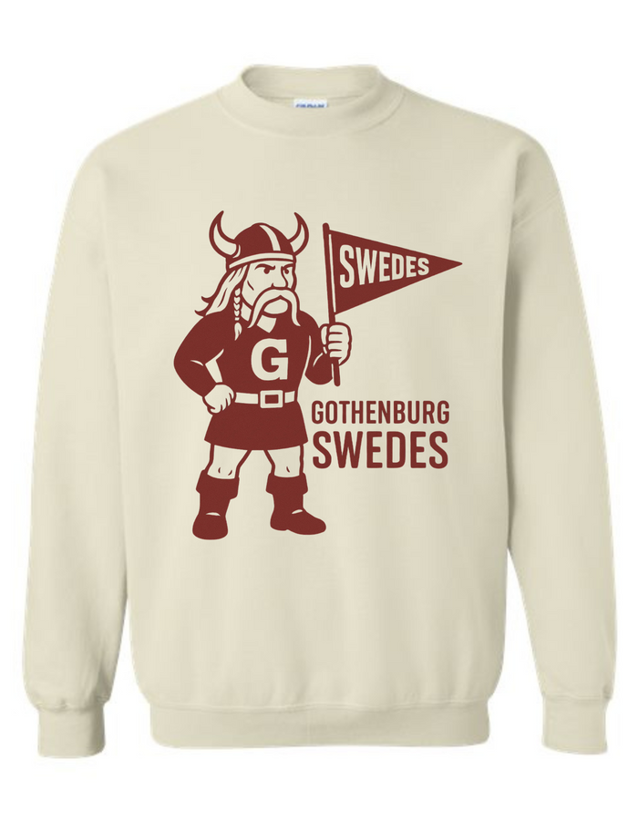 Gothenburg Swedes Vintage Mascot Tee & Sweatshirt