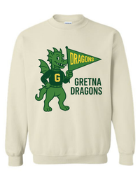 Gretna Dragons Vintage Mascot Tee