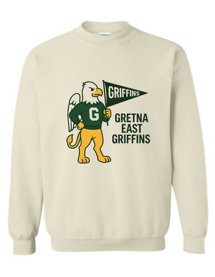 Gretna East Griffins Mascot Tee & Sweatshirt