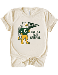 Gretna East Griffins Mascot Tee & Sweatshirt