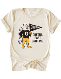 Gretna East Griffins Mascot Tee & Sweatshirt