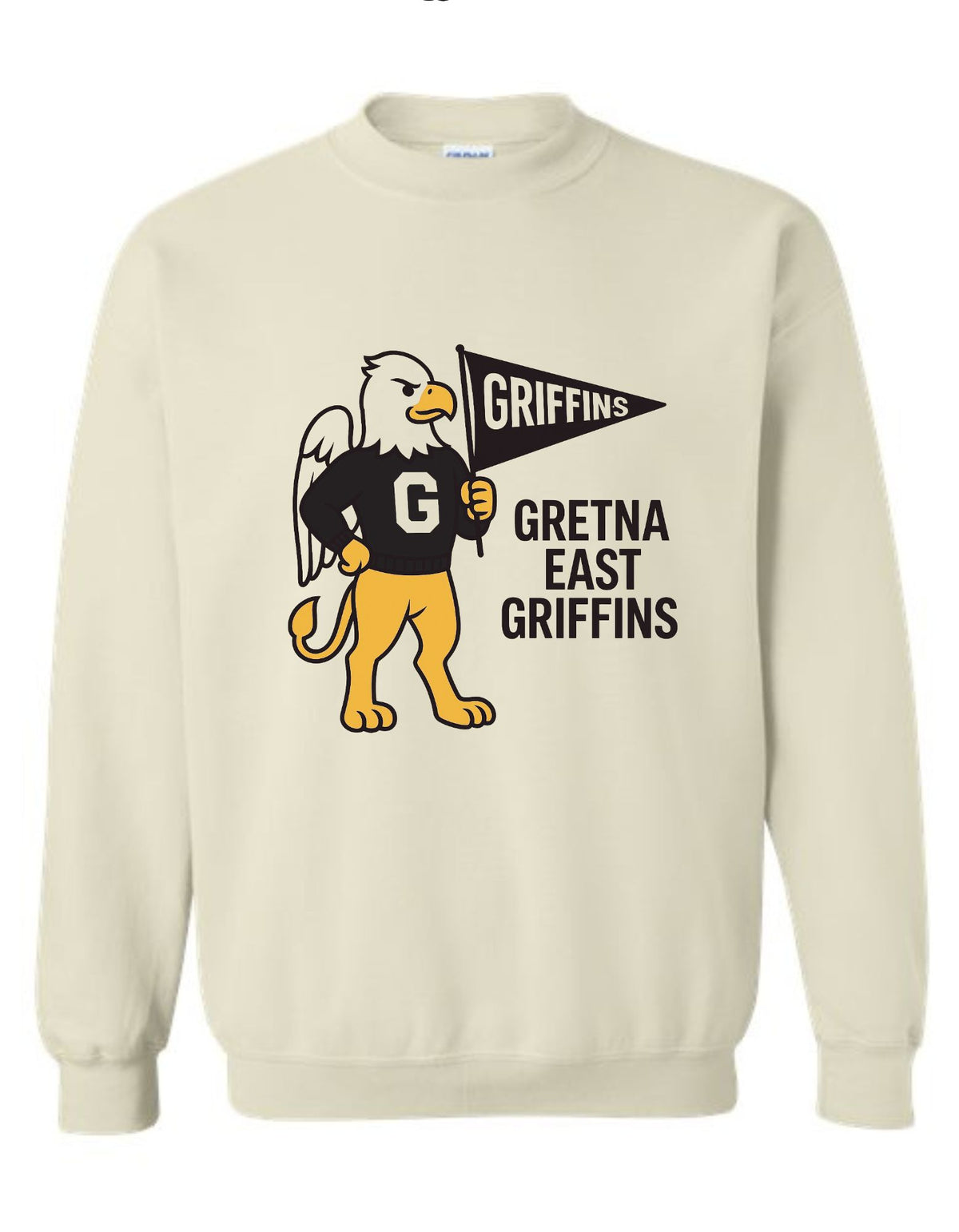 Gretna East Griffins Mascot Tee & Sweatshirt