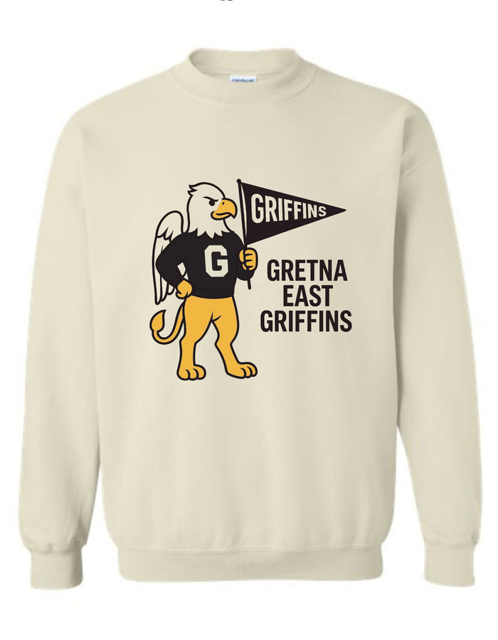 Gretna East Griffins Mascot Tee & Sweatshirt