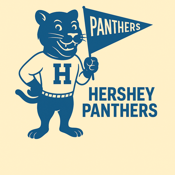 Hershey Panthers Vintage Mascot Tee