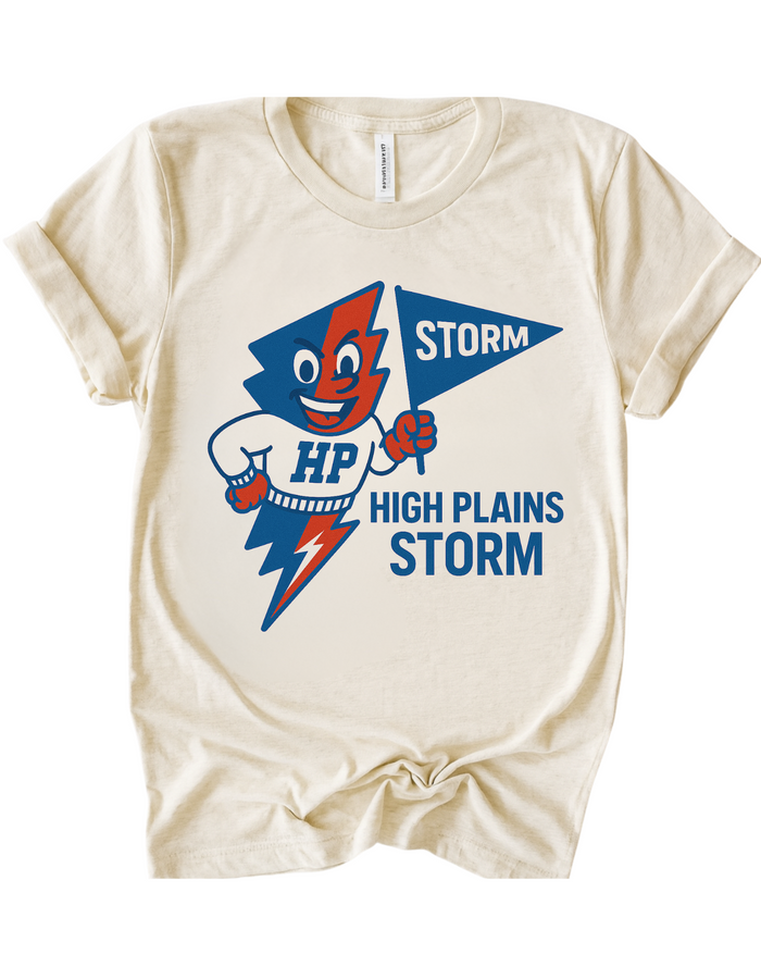High Plains Storm Mascot Tee & Sweatshirt