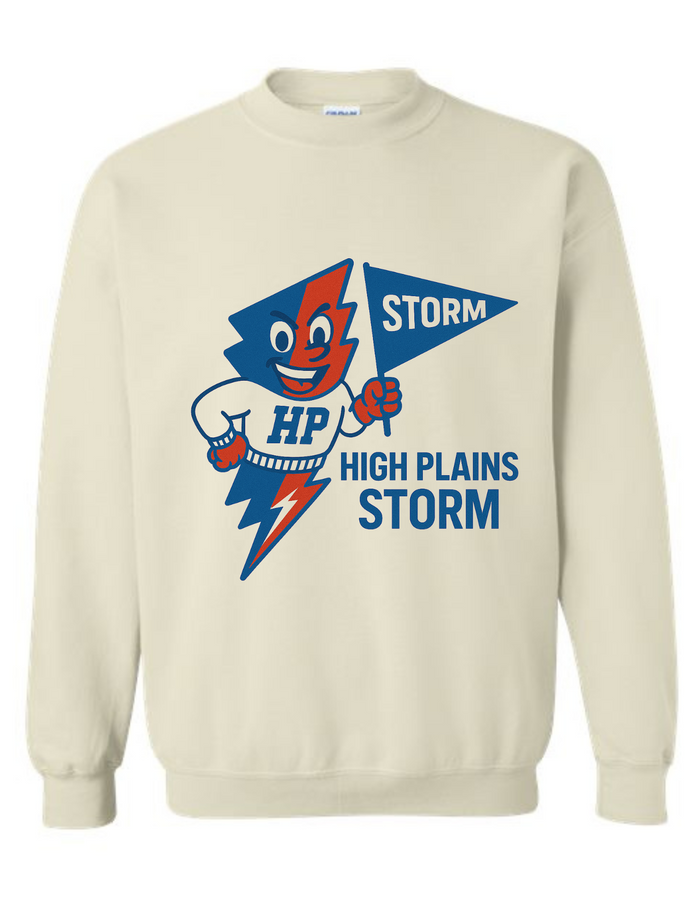 High Plains Storm Mascot Tee & Sweatshirt