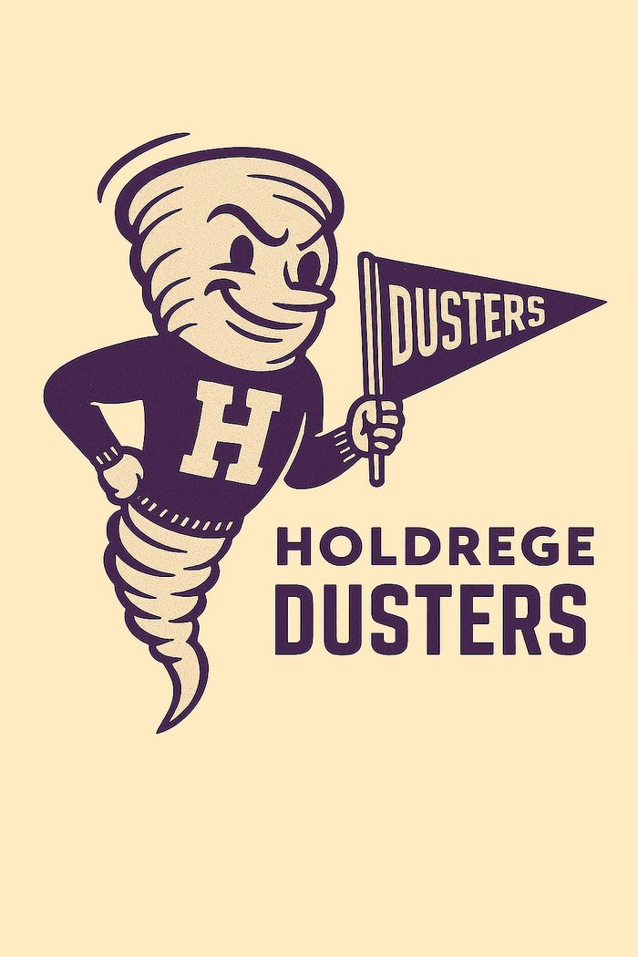 Holdrege Dusters Vintage Mascot Tee