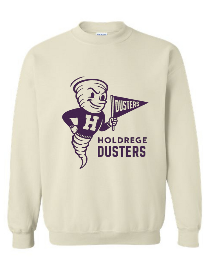 Holdrege Dusters Vintage Mascot Tee & Sweatshirt