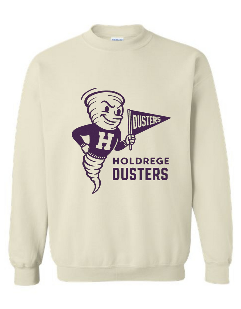 Holdrege Dusters Vintage Mascot Tee & Sweatshirt