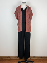 Naomi Ribbed Jumpsuit in Black