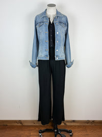 Naomi Ribbed Jumpsuit in Black