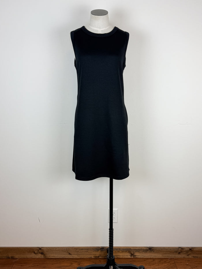 Annie Scuba Tank Dress in Black