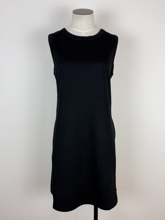 Annie Scuba Tank Dress in Black