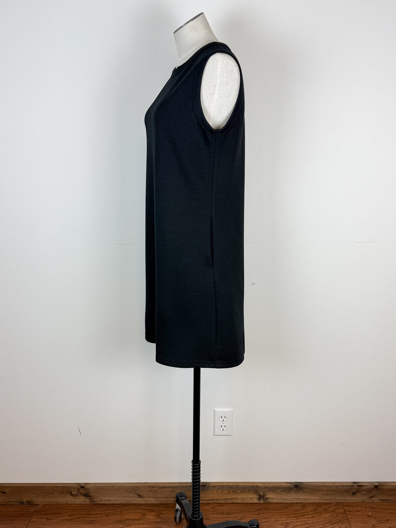 Annie Scuba Tank Dress in Black