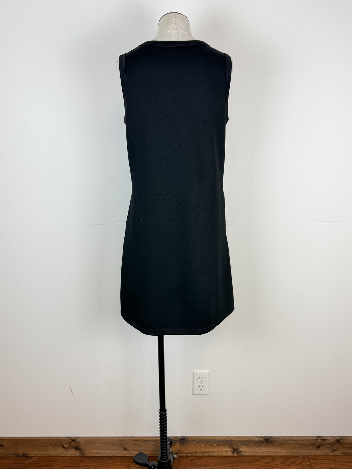 Annie Scuba Tank Dress in Black