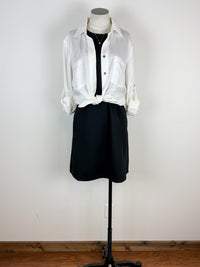 Annie Scuba Tank Dress in Black