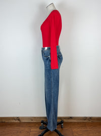 Judy Blue Emmie Mid Rise Tummy Control Vintage Straight Jeans