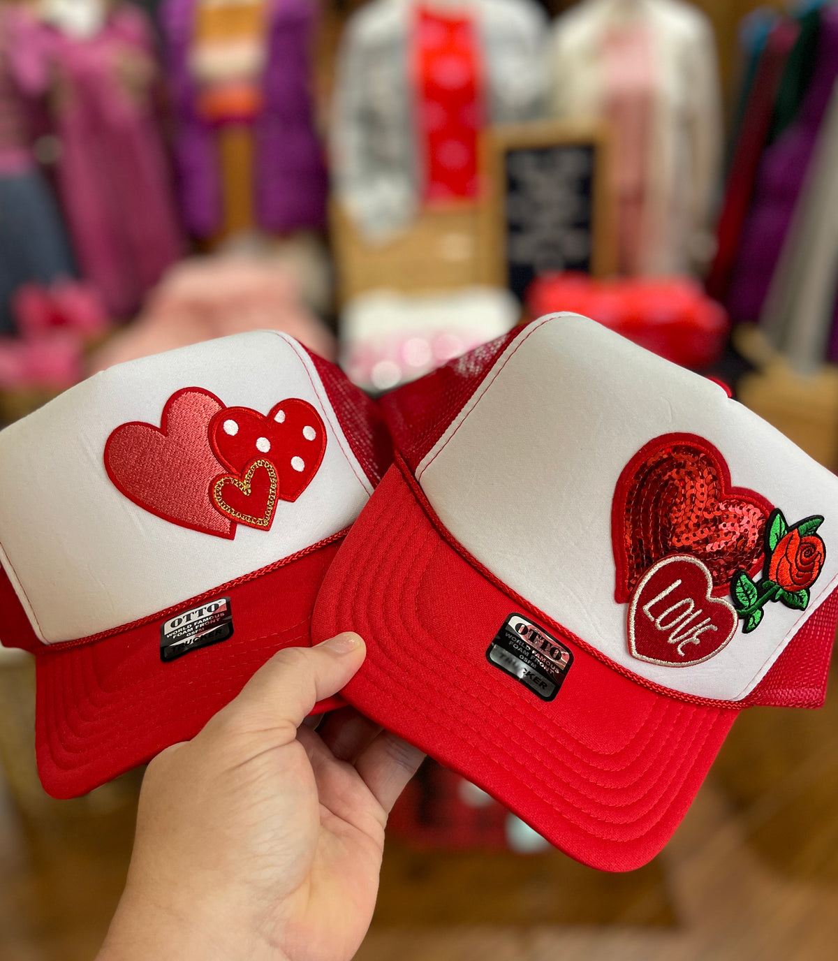 Custom Valentine's Day Trucker Hat