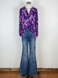 Lizzy Blouse in Pink/Purple