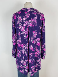 Lizzy Blouse in Pink/Purple