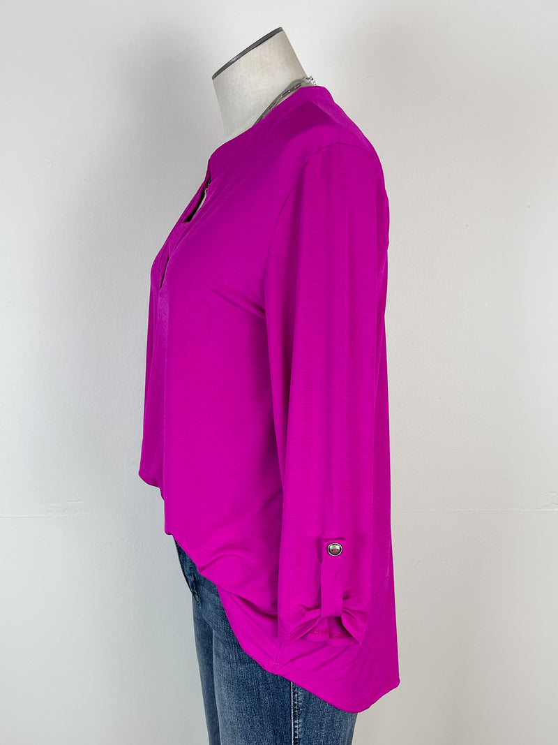 Lizzy Blouse in Magenta