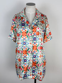 Clara Printed Satin Lounge Set
