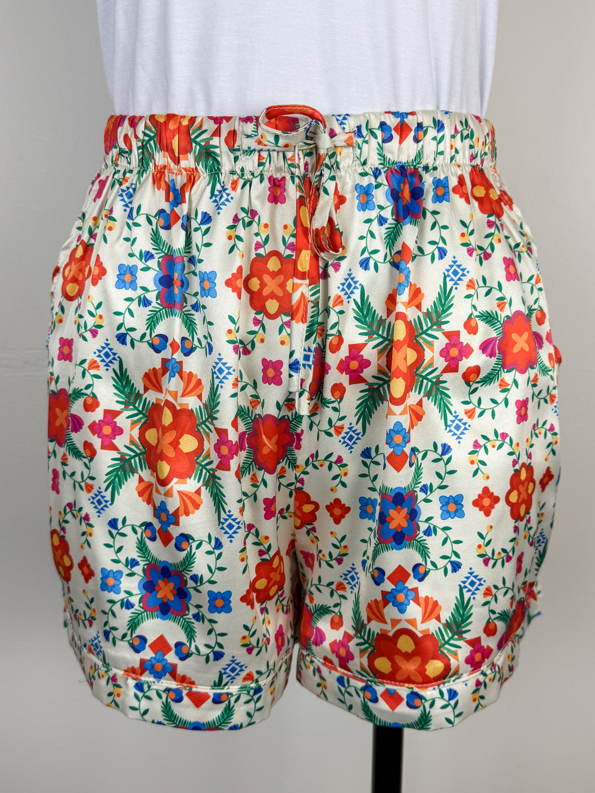 Clara Printed Satin Lounge Set