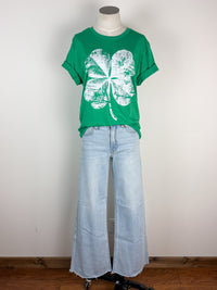 Clover Tee in Green