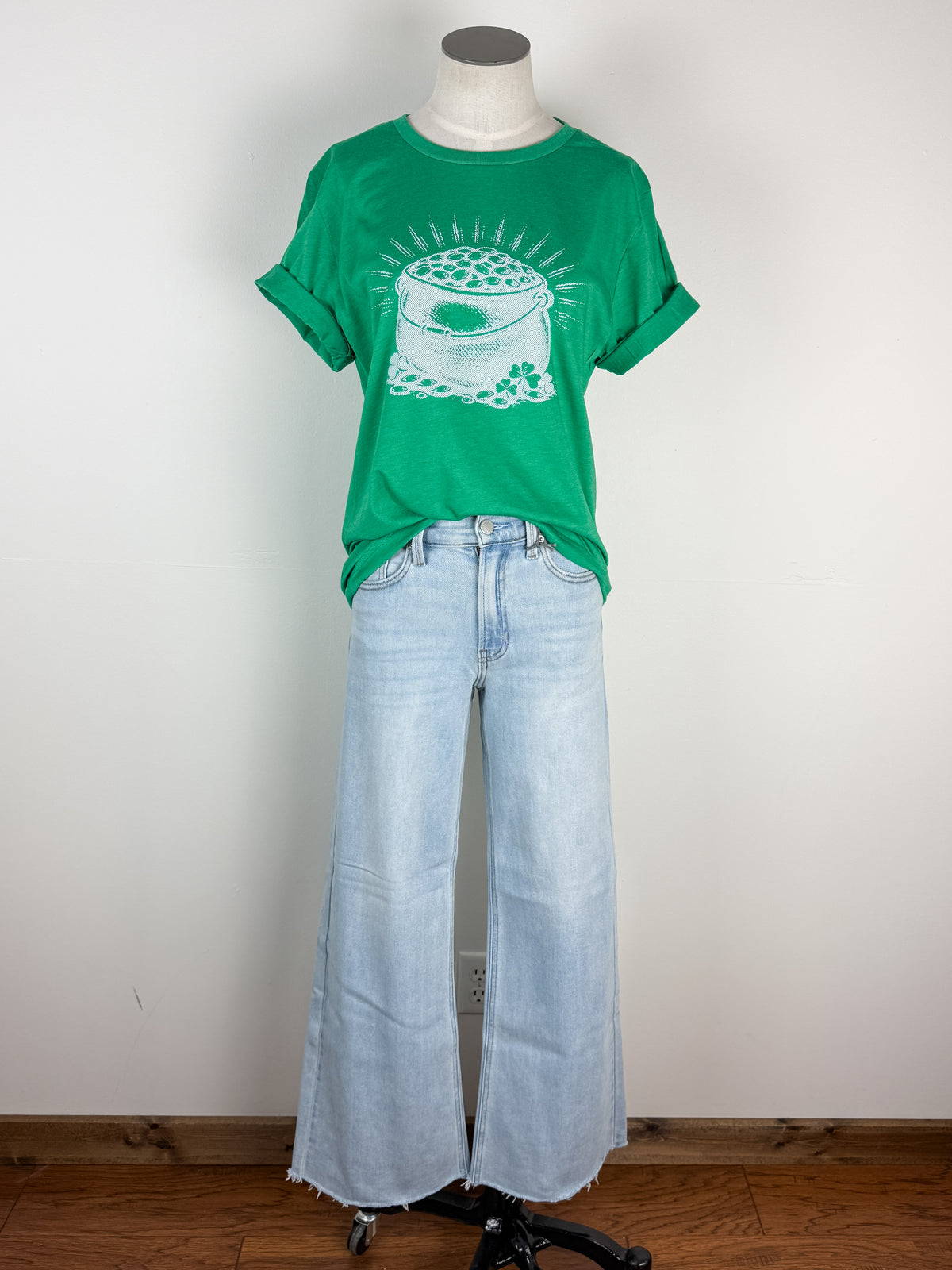 Pot of Gold Tee in Green