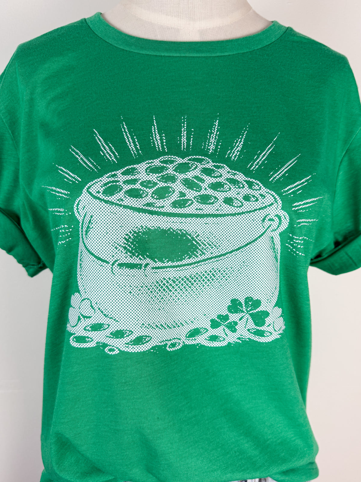 Pot of Gold Tee in Green
