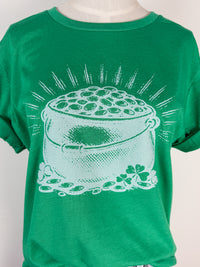Pot of Gold Tee in Green