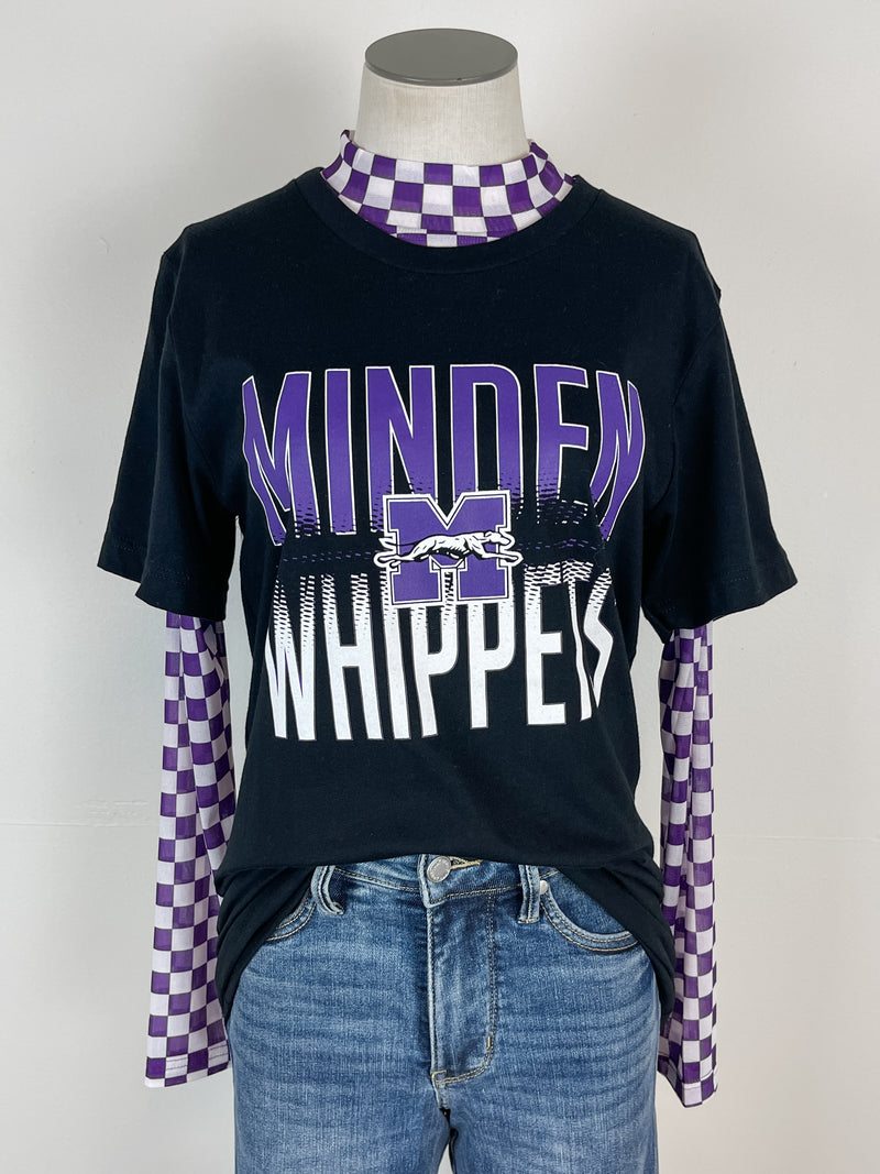 Minden Whippets Tee in Black