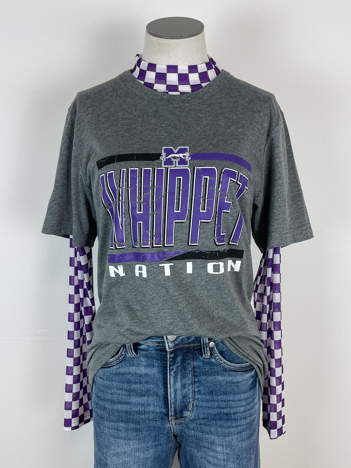 Whippet Nation Tee in Grey