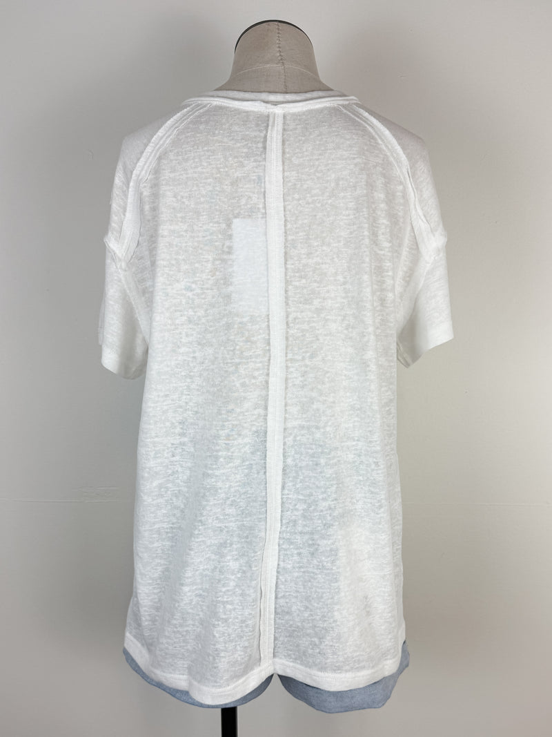 Junie Basic Tee in White