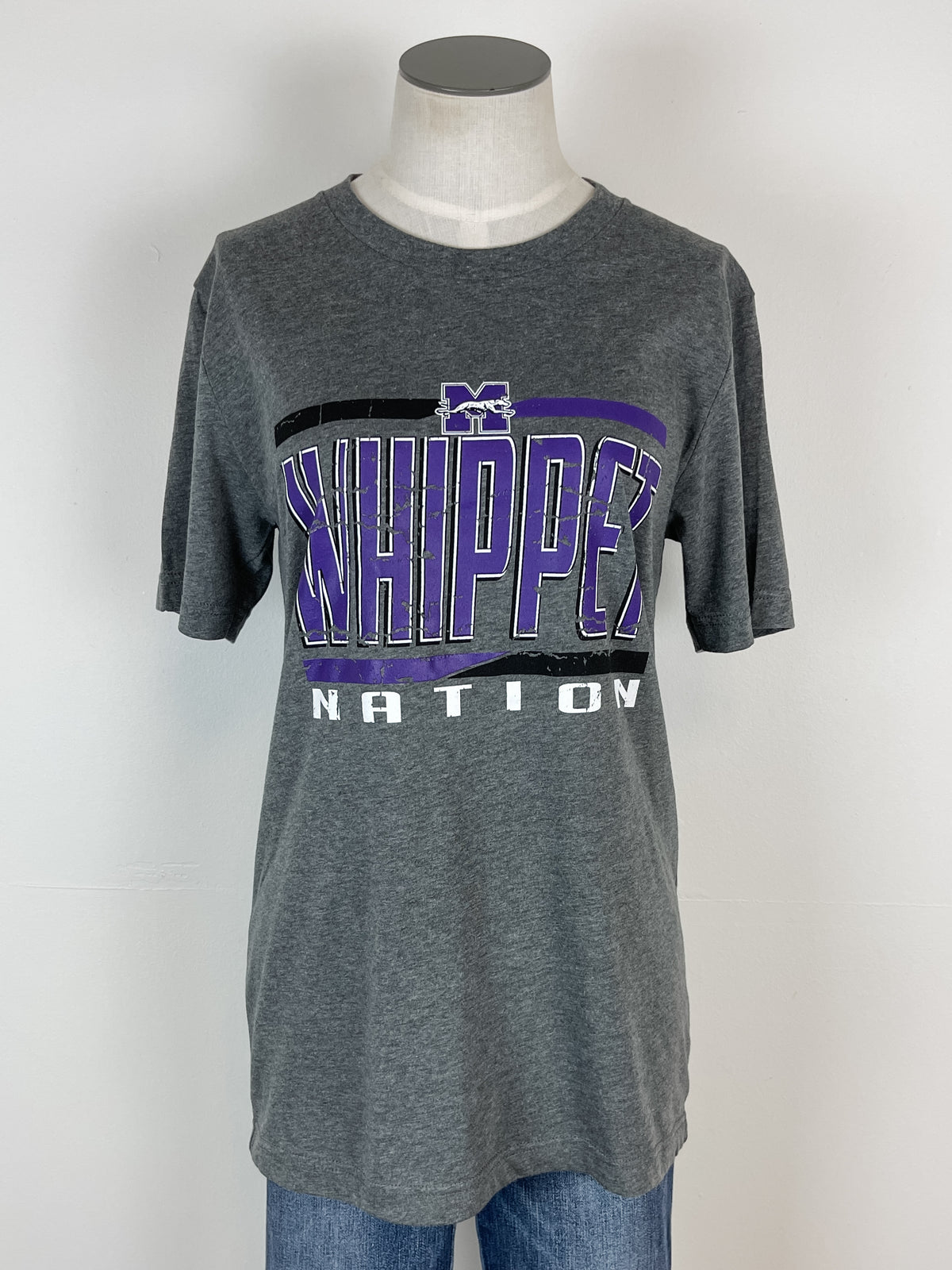 Whippet Nation Tee in Grey