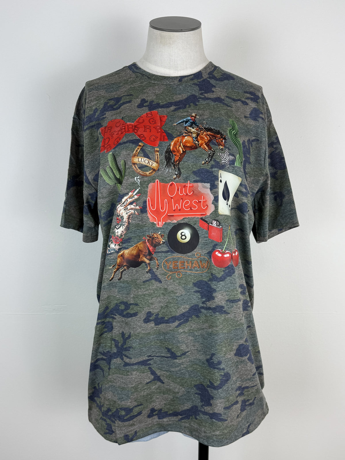 Out West Tee in Camo