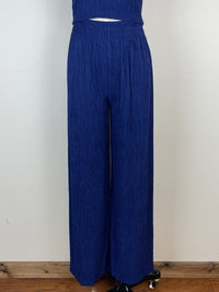 Blair Tank and Wide Leg Pant Set in Blue Ink