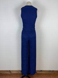 Blair Tank and Wide Leg Pant Set in Blue Ink