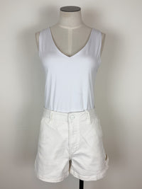 Risen Sloane High Rise Short in White