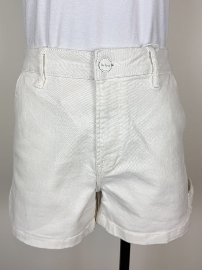 Risen Sloane High Rise Short in White