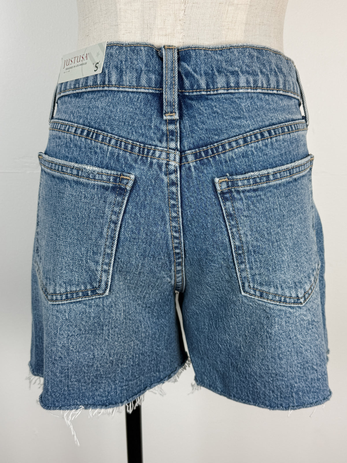 Just USA Hattie Longer Length Cut Off Short