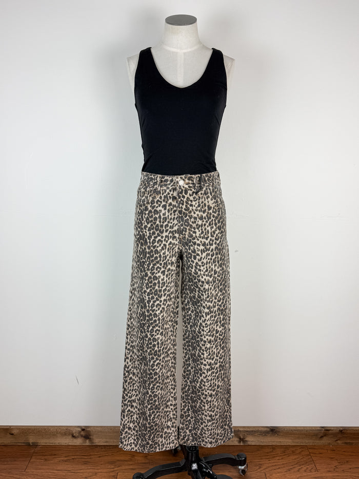 JBD High Rise Straight in Leopard