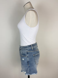 Risen Eloise High Rise Distressed Short