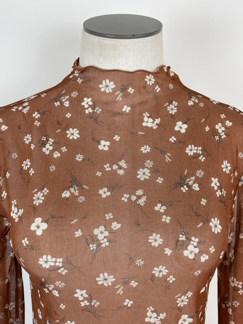 Mabel Sheer Floral Top