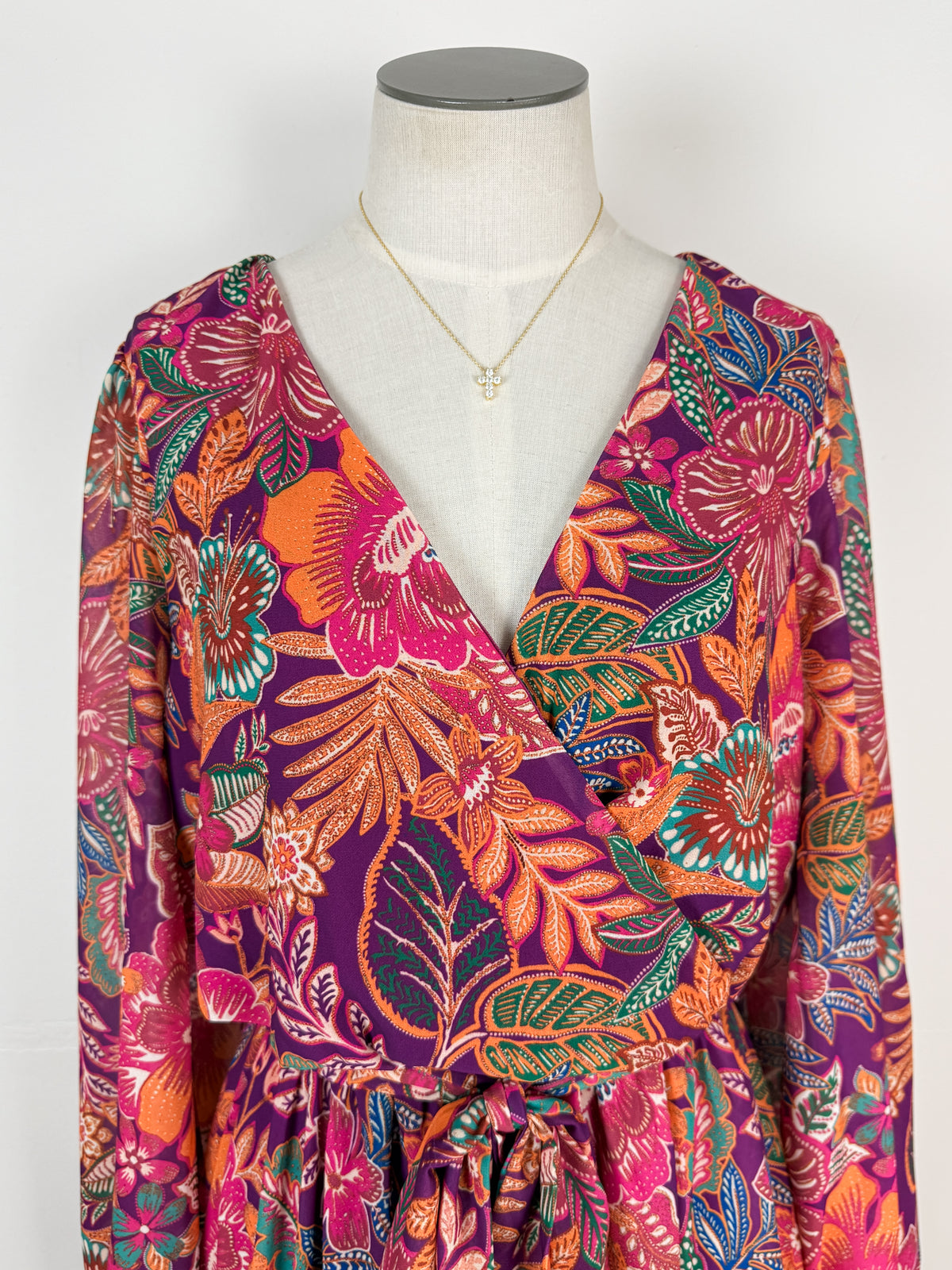 Wren Printed Dress in Mixed Floral